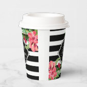 Gobelets En Papier Fleurs Exotiques - Graduations Papier Cu (Droite)