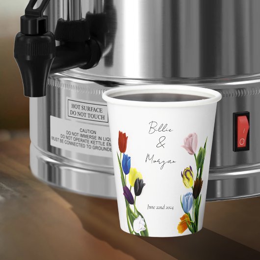 Gobelets En Papier Fleurs LGBTQ Tulips