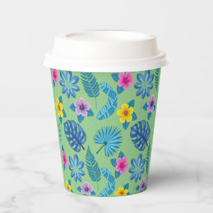 Gobelets En Papier Fleurs motifs Colorée Mignonne brillante