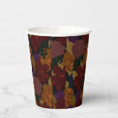 Gobelets En Papier Fleurs peintes à l'huile (Gauche)