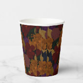 Gobelets En Papier Fleurs peintes à l'huile (Droite)