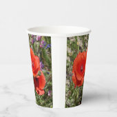 GOBELETS EN PAPIER FLEURS POPPY (Droite)