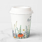 Gobelets En Papier Fleurs sauvages et papillons   (Droite)