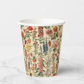 Gobelets En Papier Fleurs vintages  (Recto)