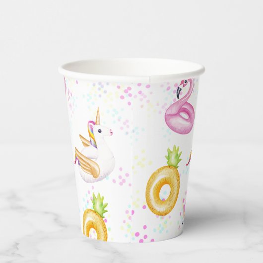 Gobelets En Papier Floatie Pool Party Anniversaire Party Coupes papie (Droite)