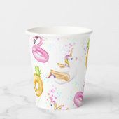 Gobelets En Papier Floatie Pool Party Anniversaire Party Coupes papie (Recto)