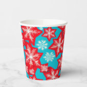 Gobelets En Papier Flocon de neige (Gauche)