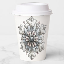FLOCONS DE NEIGE BLANCS ET ARGENTÉS DE FÊTES DE FI
