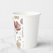 Gobelets En Papier Floral (Gauche)