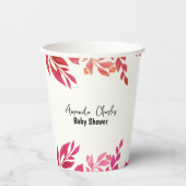 Gobelets En Papier Floral (Recto)