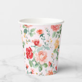 Gobelets En Papier Floral Dream Baby Shower  (Verso)