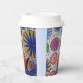 Gobelets En Papier Floral moderne (Gauche)