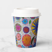 Gobelets En Papier Floral moderne (Verso)