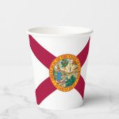 Gobelets En Papier Floridian Flag, Flag of Florida (Verso)