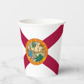 Gobelets En Papier Floridian Flag, Flag of Florida (Recto)