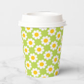 Gobelets en papier Flower Power (Verso)