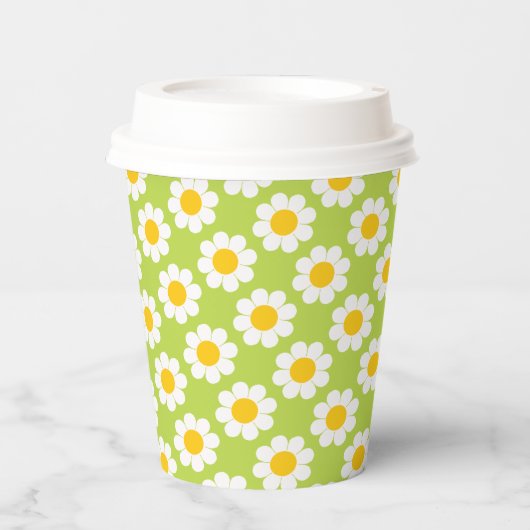 Gobelets en papier Flower Power (Recto)
