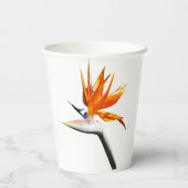 Gobelets En Papier Flower tropical orange paradise (Verso)