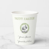Gobelets En Papier Fluffy le lapin (Verso)