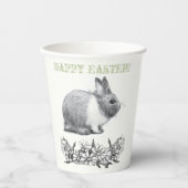 Gobelets En Papier Fluffy le lapin (Recto)