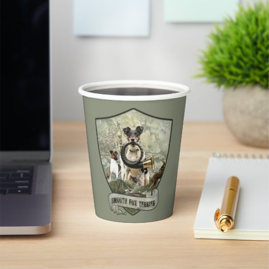Gobelets En Papier Fluide Fox Terrier (Insitu)
