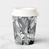 Gobelets En Papier Flûtes Abstraites (Droite)