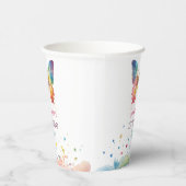 Gobelets En Papier Flutter On Over Rainbow Butterfly 1st Birthday (Droite)