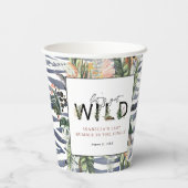 Gobelets En Papier Folle d'amour | Réception de mariage dans la jungl (Verso)