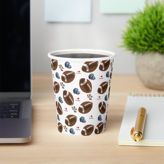 Gobelets En Papier Football de coupe de papier (Insitu)