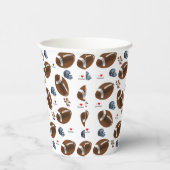 Gobelets En Papier Football de coupe de papier (Droite)