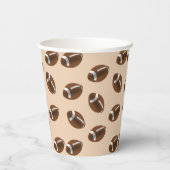 Gobelets En Papier Football de coupe de papier (Verso)