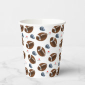 Gobelets En Papier Football de coupe de papier (Gauche)