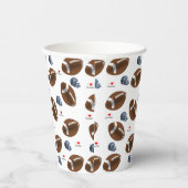 Gobelets En Papier Football de coupe de papier (Droite)