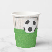 Gobelets En Papier Football Et Objectif (Recto)