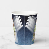 Gobelets En Papier Football Touchdown Anniversaire Coupes de papier f (Droite)