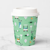 Gobelets En Papier Fore, 4e anniversaire Let's Par-tee Golf Party (Verso)