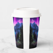 Gobelets En Papier Forêt enchantée (Gauche)