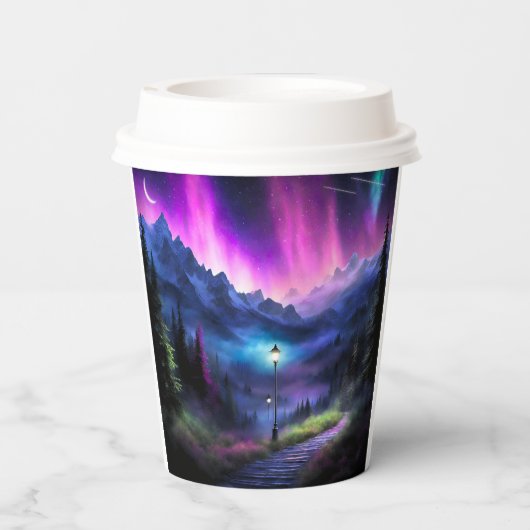 Gobelets En Papier Forêt enchantée (Verso)