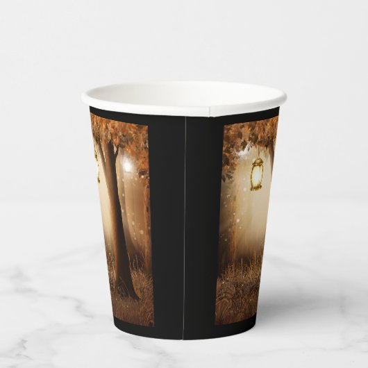 Gobelets En Papier Forêt magique avec lumières des fées (Droite)