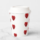 Gobelets En Papier forme cardiaque (Gauche)