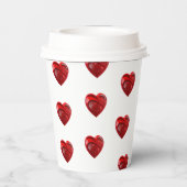 Gobelets En Papier forme cardiaque (Verso)