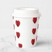 Gobelets En Papier forme cardiaque (Droite)