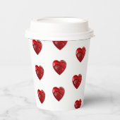Gobelets En Papier forme cardiaque (Recto)