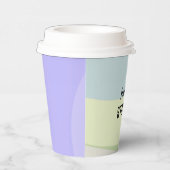 Gobelets En Papier Formes colorées Abstraites (Droite)