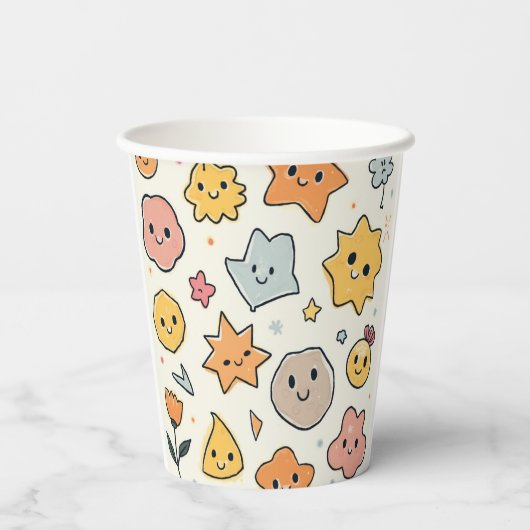 Gobelets En Papier formes mignonnes (Verso)