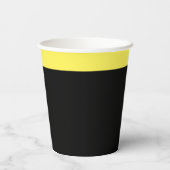 Gobelets En Papier Forty and Loving It 40th Birthday Yellow Black (Verso)