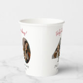 Gobelets En Papier Forty & Fabulous Custom Photo 40th Birthday  (Droite)