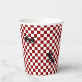 Gobelets En Papier Fourmis de pique-nique (Verso)