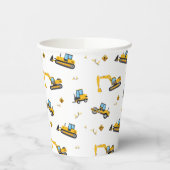 Gobelets En Papier Fournitures de belle partie Construction Camions d (Gauche)