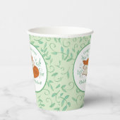 Gobelets En Papier Fox Baby shower Animaux boisés (Droite)